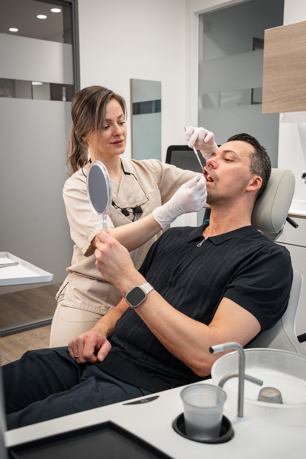 Präzisionsarbeit bei Denta1